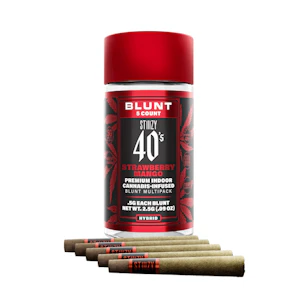 STIIIZY - 2.5g Strawberry Mango Infused 40's Mini Blunt Pack (.5g - 5 pack) - STIIIZY