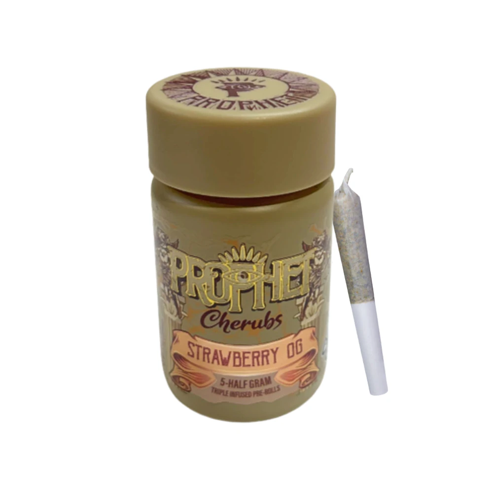 Prophet Brands - 2.5g Strawberry OG Infused Pre-Roll Pack (.5g - 5 pack)- Prophet Brands Main Image