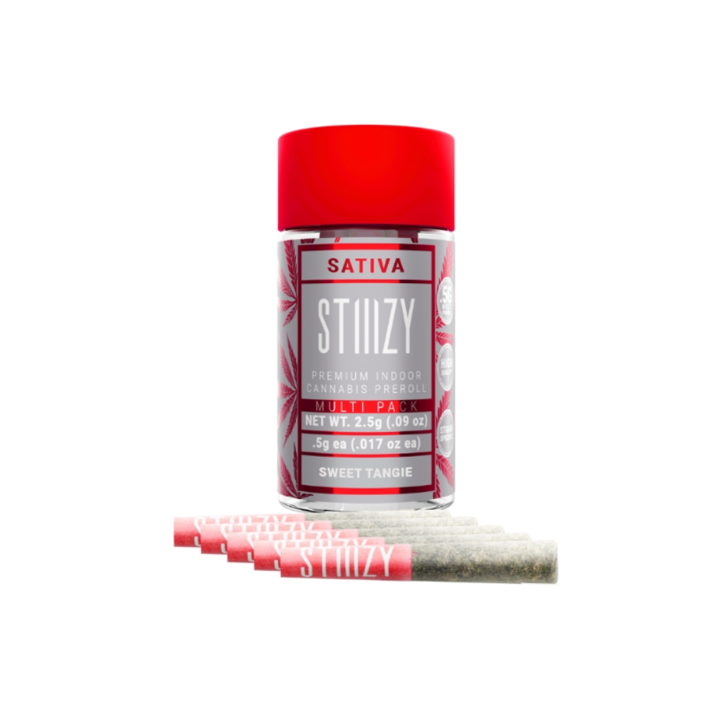 2.5g Sweet Tangie Naked Pre-Roll Pack (.5g - 5 pack) - STIIIZY picture