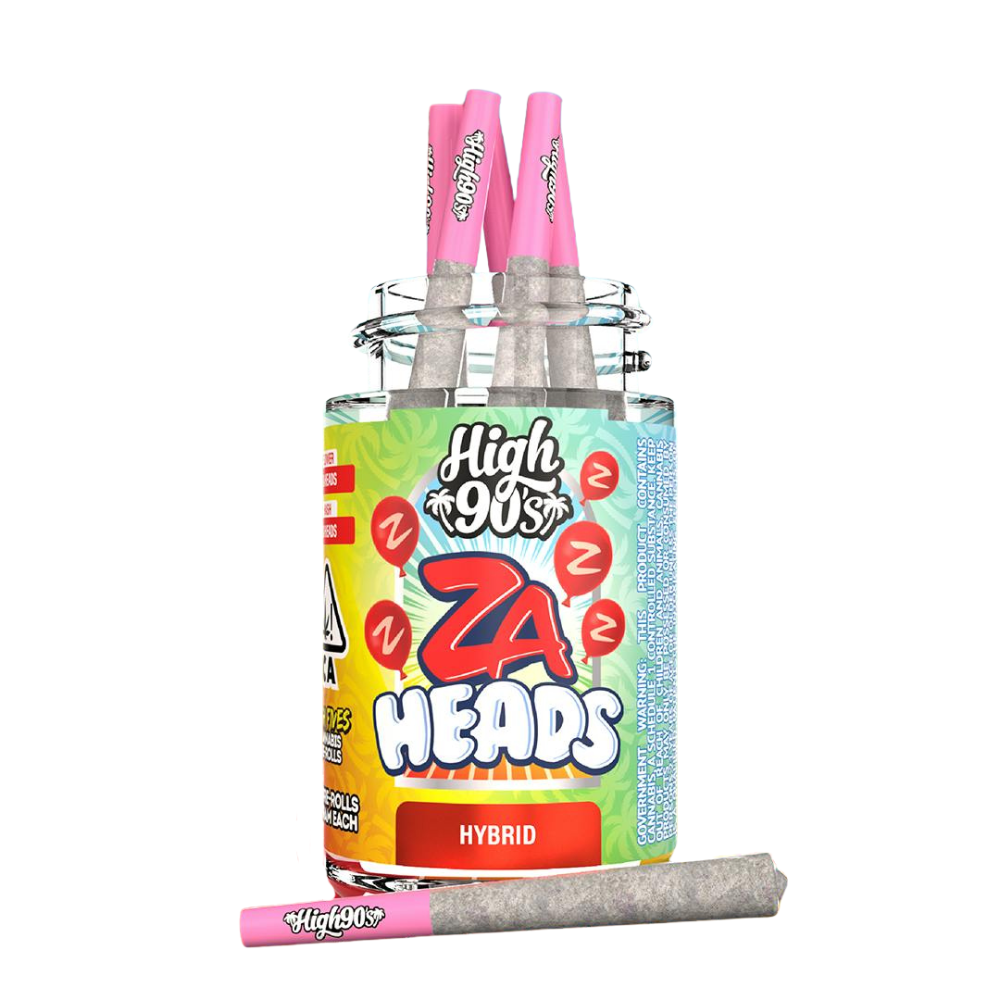 2.5g Za Heads Bubble Hash Infused Pre-Rolls (.5g 5 pack) - High 90's picture