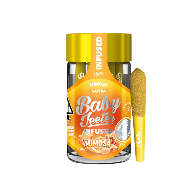 2.5g Mimosa Liquid Diamonds Infused Pre-Roll Pack (.5g - 5 Pack) - Baby Jeeter picture