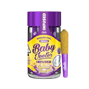 2.5g Banana Peel Liquid Diamonds Infused Pre-Roll Pack (.5g - 5 Pack) - Baby Jeeter