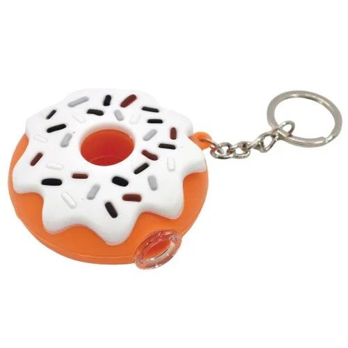 MJ WHOLESALE - 2.5" Donut Silicone Hand Pipe - Various Colors Main Image