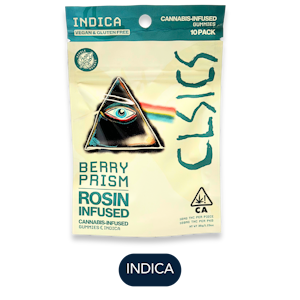 CLSICS - CLSICS - Berry Prism Indica - Live Rosin Gummies - 100mg - 10pk