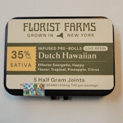 Florist Farms - Dutch Hawaiian - Live Resin Infused - .5g Joints 5pk - 35% THC - Pre-Rolls