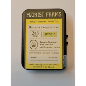 FLORIST FARMS - Florist Farms - Banana Cream Cake x Jealsouy - H - 7pk .5g - Pre-Roll