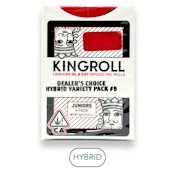 KingRoll - Juniors - Variety Hybrid Mix #8 - Infused Preroll Pack - 4pk - 3.0g