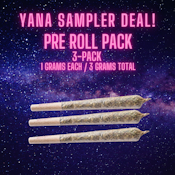 Preroll Pack (3ct) | YANA Sampler Pack 3g Total