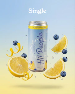 Hi! People - Blueberry Lemon THC Infused Seltzer
