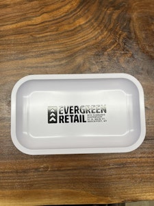 Evergreen Retail - Evergreen Retail - Rolling Tray - White - Accessories