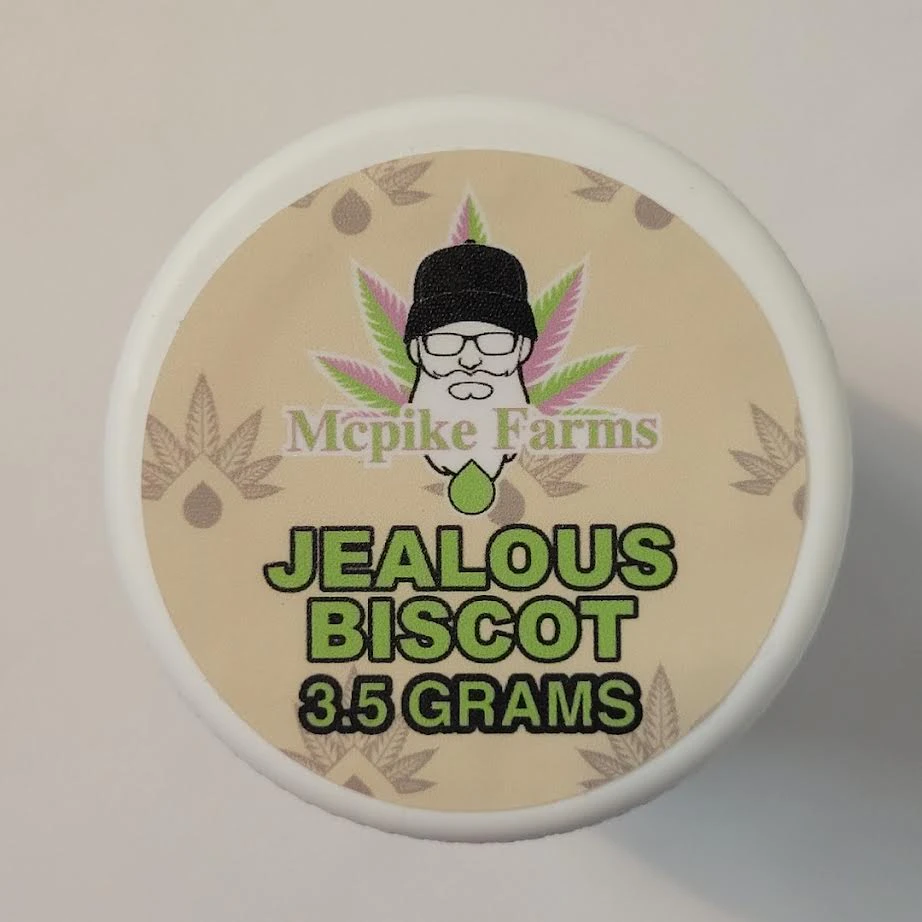 McPike Farms - Mcpike Farms - Jealous Biscot - 19.01% THC - 3.5g - Dry Flower Main Image