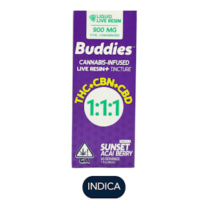 Buddies - Buddies - Sunset - Acai Berry 1:1:1 - Tincture - 30ml - 1000mg