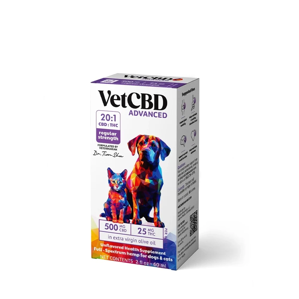 VETCBD - Vet CBD Advanced 500mgCBD / 50mgTHC - Extra 10:1 Main Image