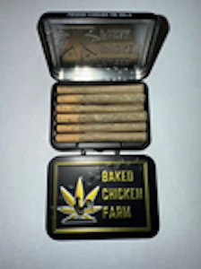 Baked Chicken Farm Cultivation - BCF: 6 Pack of .5G Doobies (Nimbus Snacks) Indica