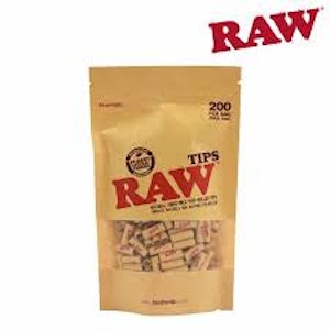 RAW - RAW Pre-Rolled Tips 200ct Bag