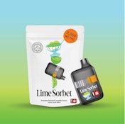 Lime Sorbet, The Limit, Distillate, Disposable, 2.5g