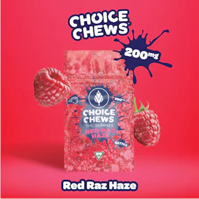 Choice Chews - Red Raz Haze - 200MG
