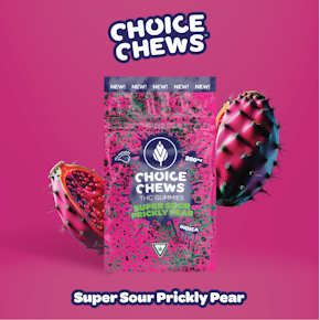 Choice Chews - Super Sour Prickly Pear - 200MG