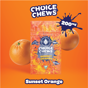 Choice  Chews - Sunset Orange - 200MG