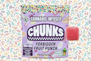200mg 1:1 THC:CBD Forbidden Fruit Punch Gummies (10mg THC, 10mg CBD - 10 pack) - Humble Root "CHUNKS"