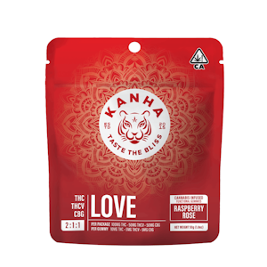 Kanha Edibles - 200mg THC:THCV:CBG Love Gummies (5mg THCV, 10mg THC, 5mg CBG - 10pack) - Kanha