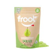 200mg 1:1 THC:CBG Pear Gummies (10mg THC, 10mg CBG - 10 pack) - Froot