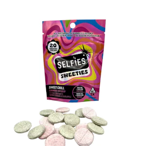 Selfies - 200mg 1:1 THC:CBD Sweet Chill Sweet Tarts (5mg THC, 5mg CBD - 20 pack) - Selfies