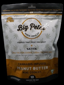 BIG PETE'S TREATS - Peanut Butter Cookies Sativa 200mg (10pk)