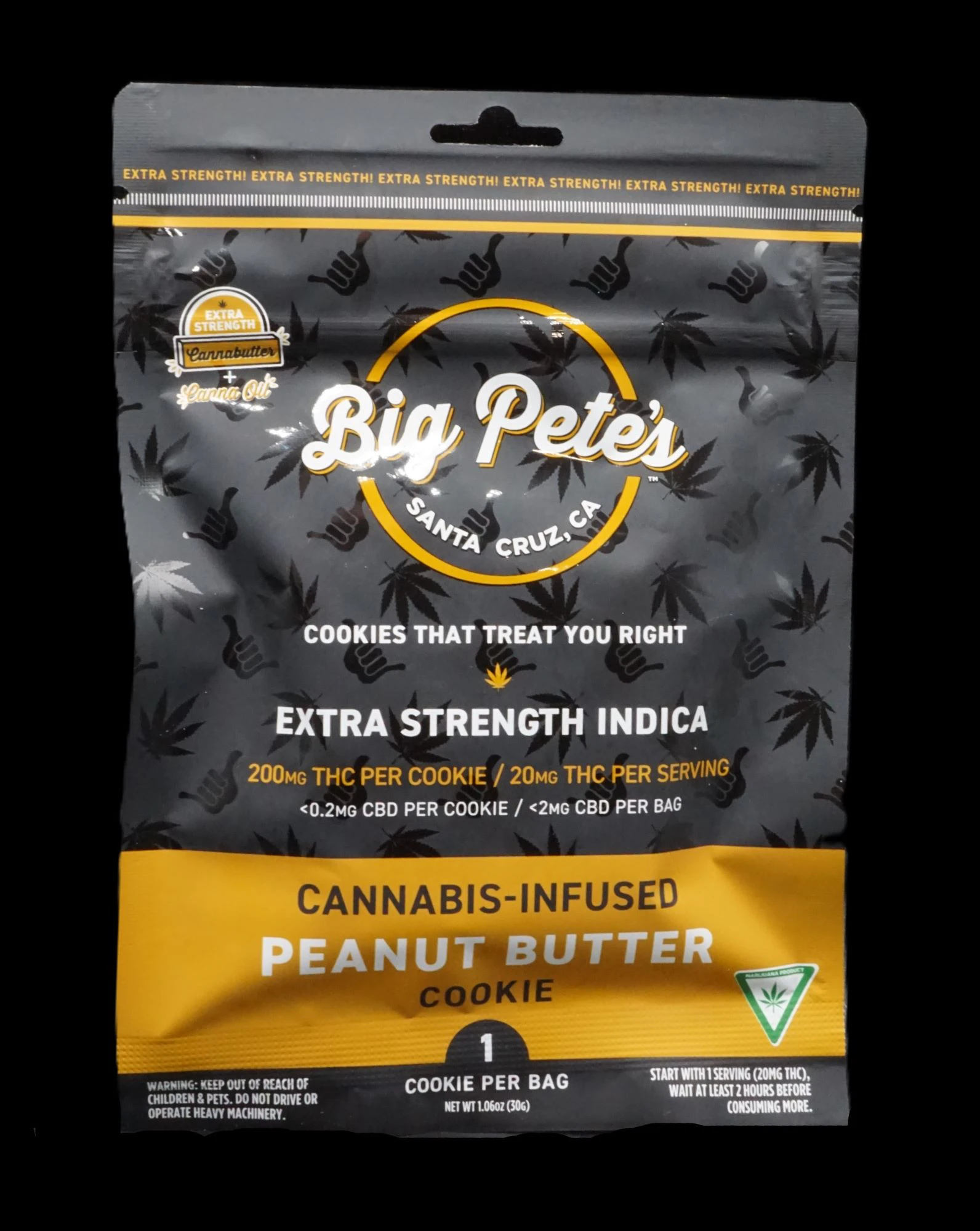Big Pete's Treats - Extra Strength 200MG Peanut Butter Cookie Main Image