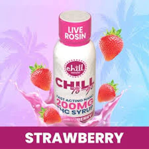 CHILL MEDICATED - Chill Medicated - Strawberry Syrup To-Go 200mg
