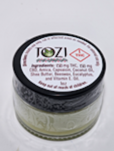 TOZI - Tozi- (1oz) Pain and Comfort Salve 150MG THC/150MG CBD