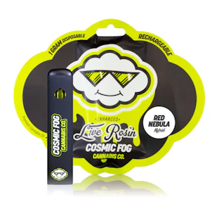 COSMIC FOG - RED NEBULA ROSIN DISPOSABLE 1G - COSMIC FOG