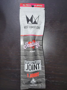 WEST COAST CURE - Jealousy (H) 17.1% THC | Top Shelf CUREjoint 1G
