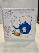 Clean Cannabis | Ginger Peach Tea Bags 5PK | 25MG