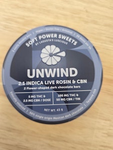 SOFT POWER SWEETS - Soft Power Sweets- Disc Unwind- 100mg/20pc