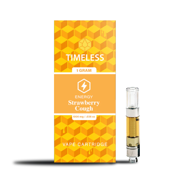 Timeless Vapes - TIMELESS - STRAWBERRY COUGH 1 GRAM VAPE CART Main Image