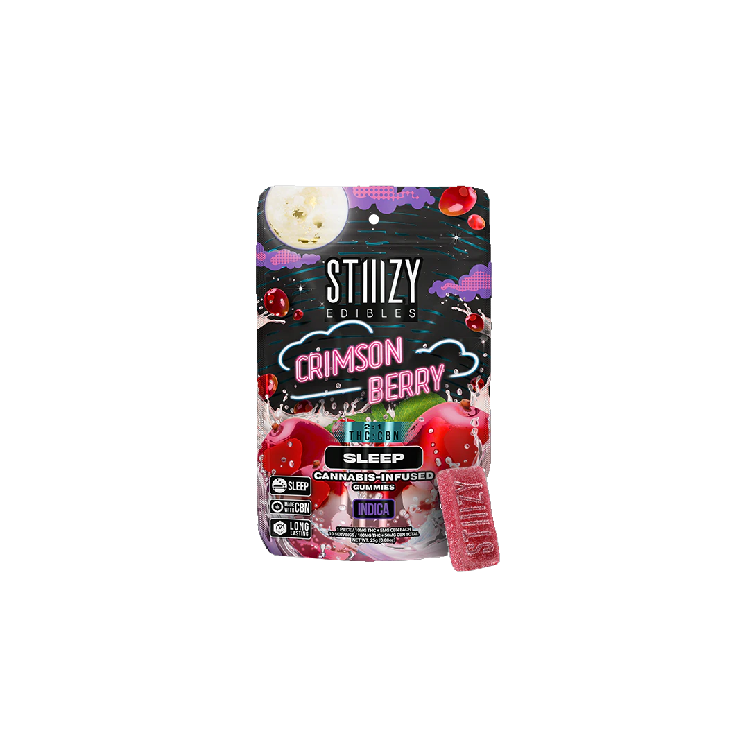 STIIIZY - STIIIZY | CRIMSON BERRY 2:1 THC/CBN - 10PK | EDIBLE Main Image