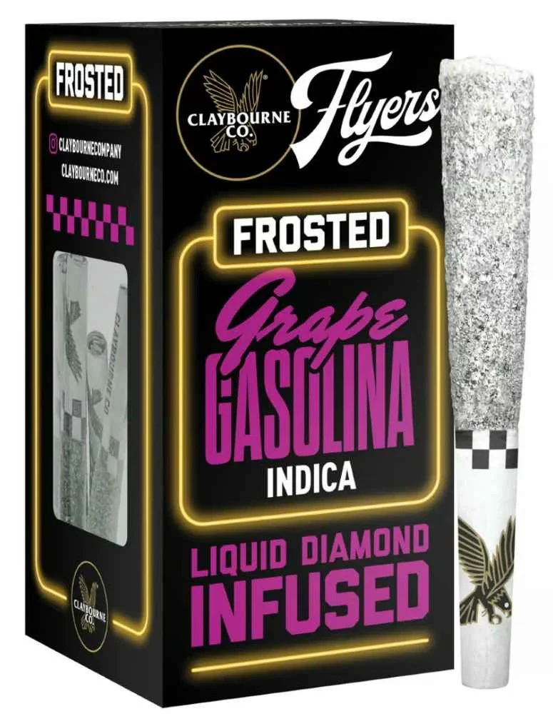 Claybourne Co. - Claybourne Co - Grape Gasolina - 2.5g - 5pk Infused Preroll Main Image
