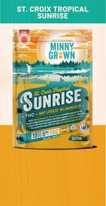Minny Grown - St. Croix Tropical Sunrise Gummies 5mg THC - 10 count
