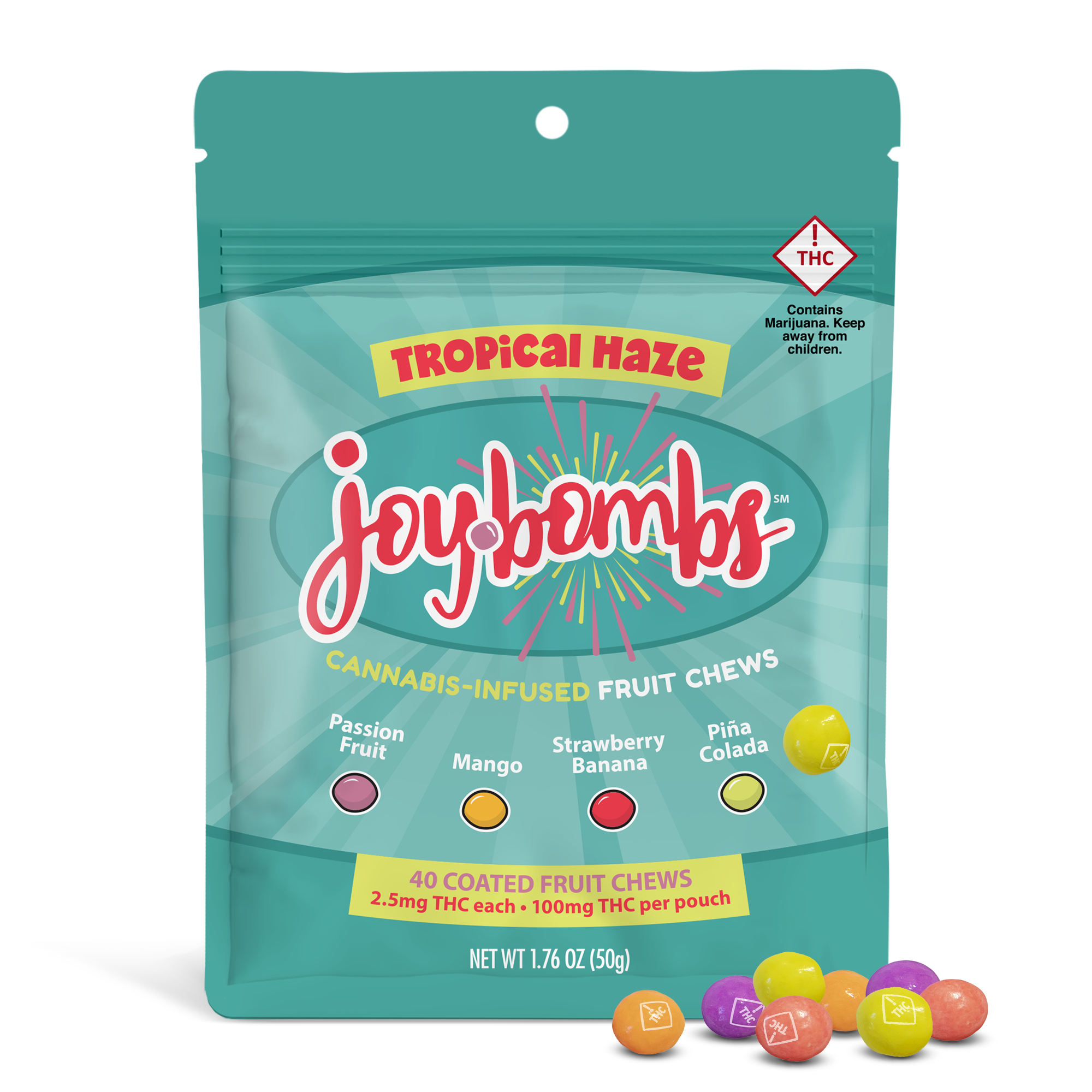 [REC] Joybombs | Tropical Haze | 40ct/100mg