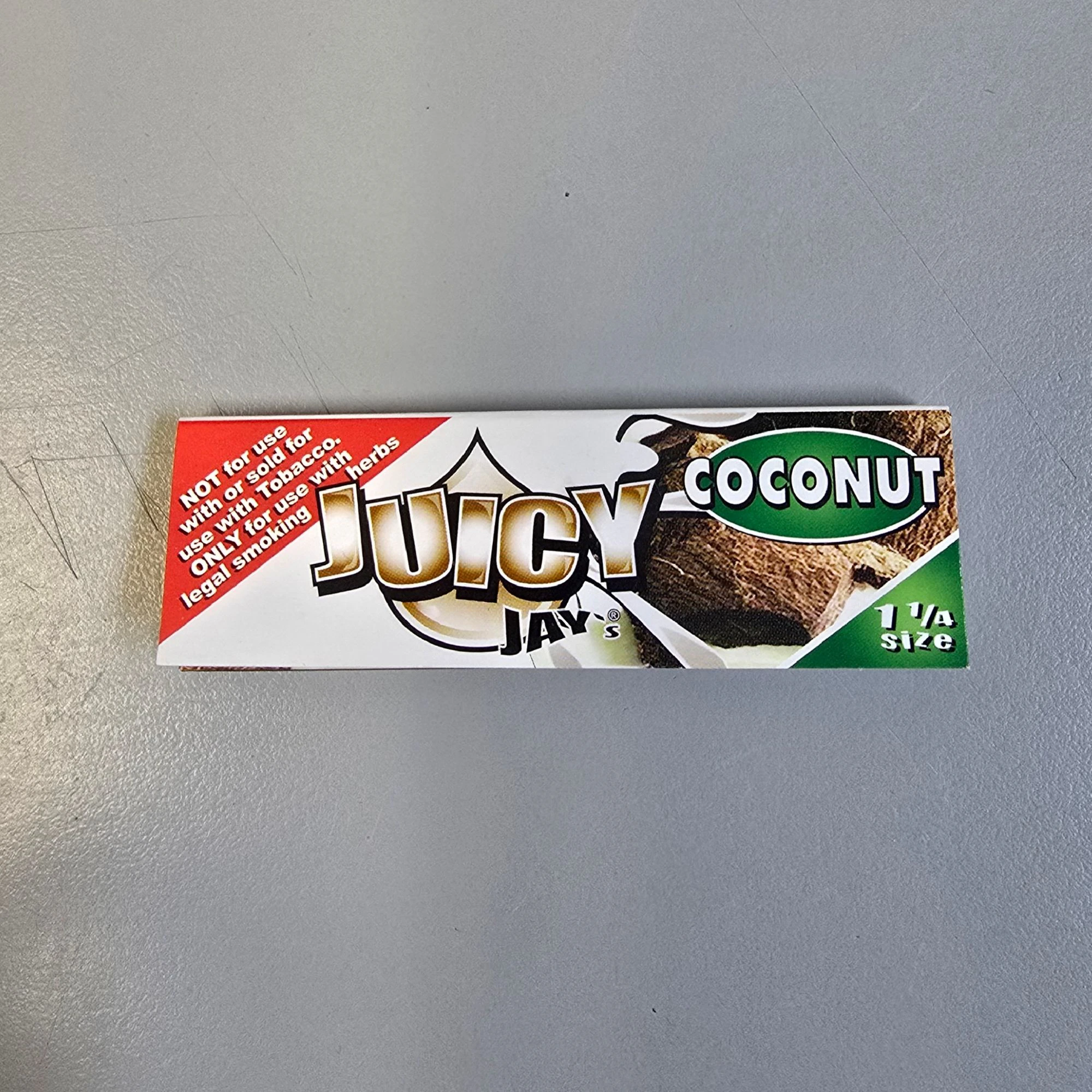 devil's lettuce accessories & more - Juicy Jays - Coconut 1 1/4" ROLLING PAPERS - 32 Leaves Main Image