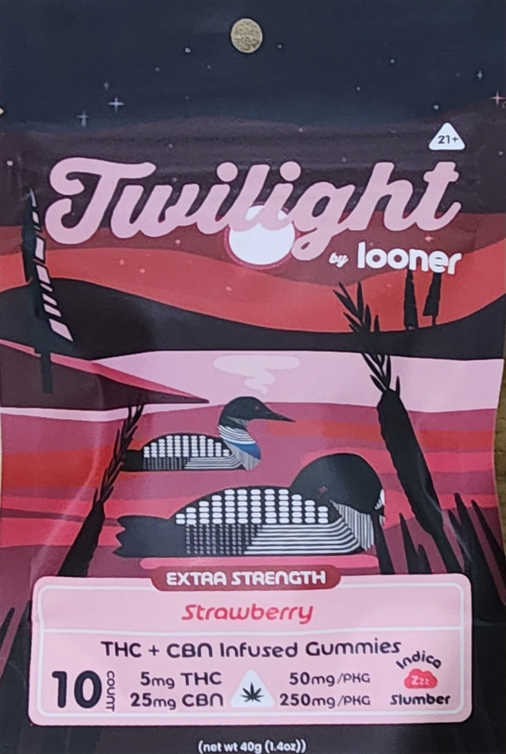LOONER - Looner Twilight Strawberry 10 pack - Night Main Image