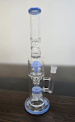 17" Chandelier Perc W/ Cone Splash Gaurd And Mushroom Sprinkler - Jade Blue