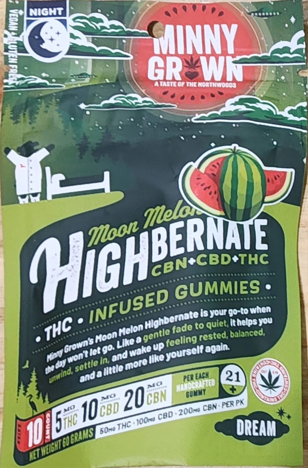 Minny Grown - Minny Grown HighBernate Melon 10 pack - Night Main Image