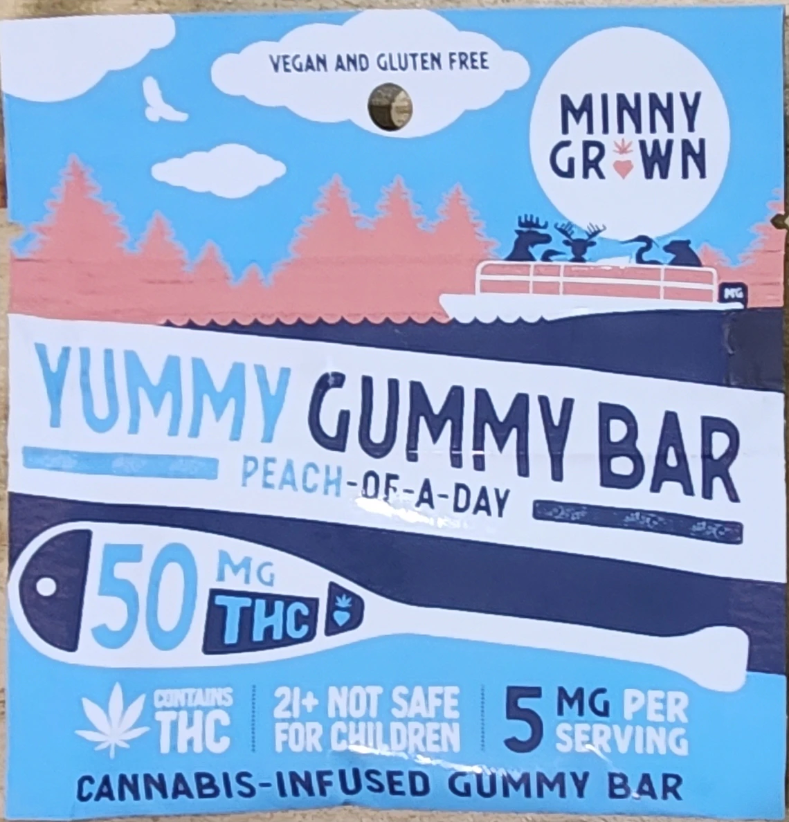 Minny Grown - Minny Grown Yummy Gummy Bear Peach 1 pack Main Image
