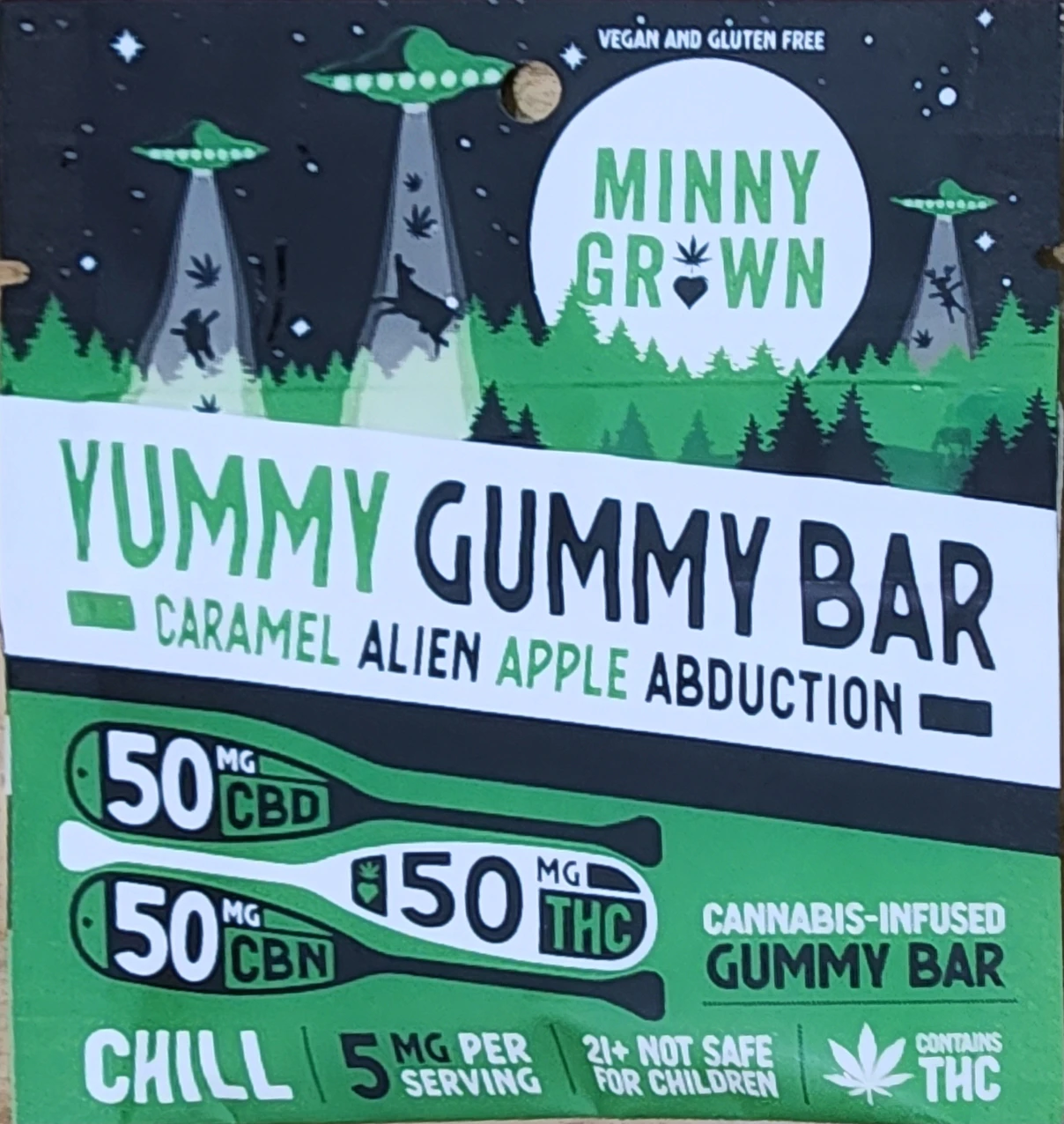 Minny Grown - Minny Grown Yummy Gummy Bear Apple 1 pack Main Image