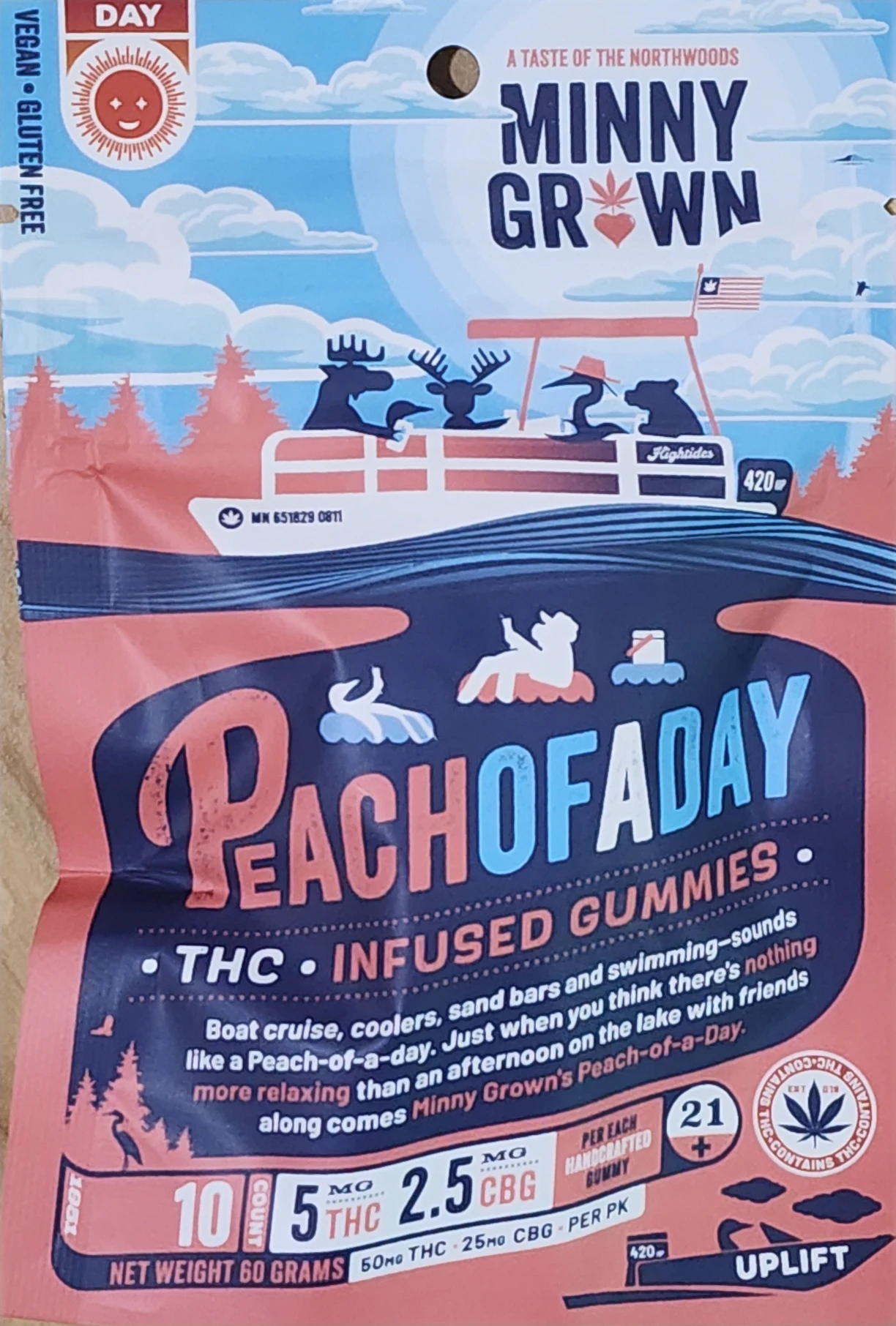 Minny Grown - Minny Grown Peach of a Day 10 pack - Day Main Image