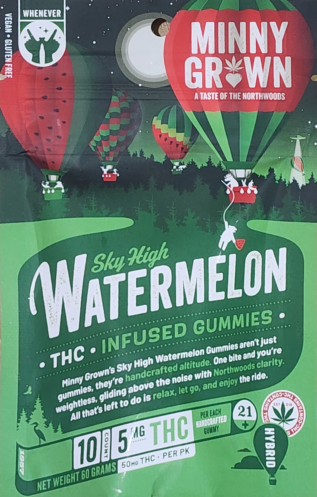 Minny Grown - Minny Grown Sky High Watermelon 10 pack - Whenever Main Image