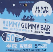 MInny Grown Yummy Gummy Bar Bluebeary 1 pack