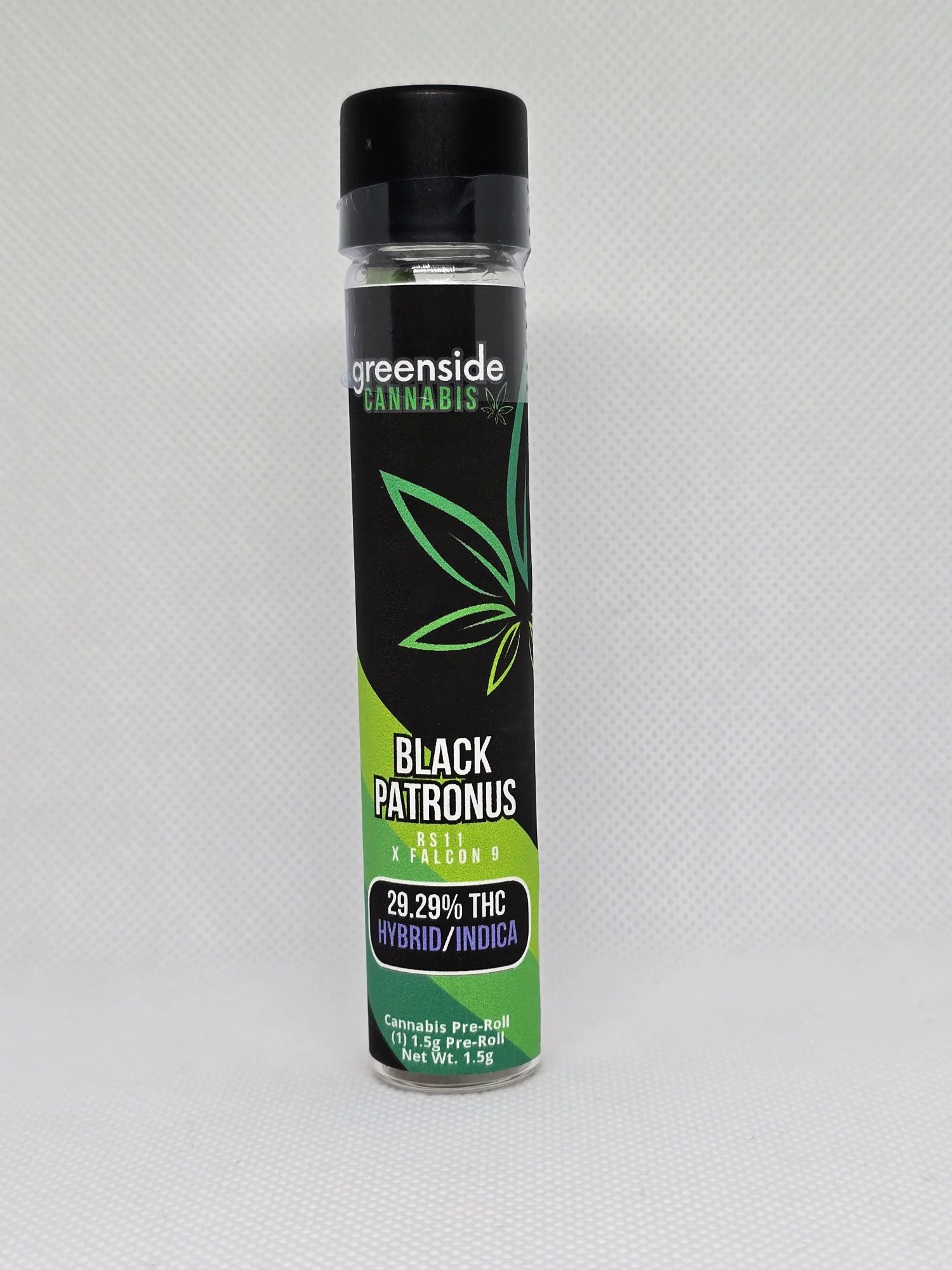 GREENSIDE CANNABIS - Greenside Cannabis - Black Patronus - PreRoll - 1.5g Main Image